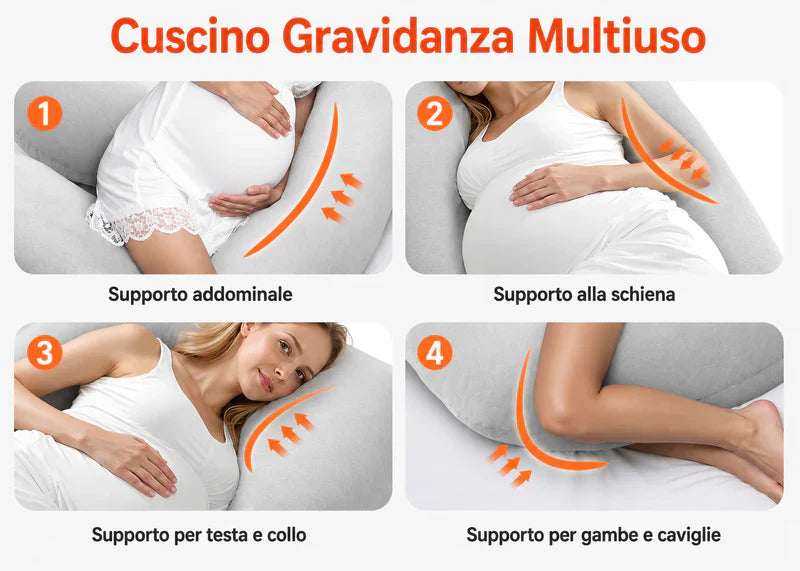 Cuscino Gravidanza Forma G